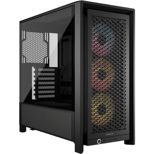 Corsair FRAME 4000D RS ARGB3xRS120 ARGB fans, 360mm rad170mm cooler, 430mm GPU, ATX, Black Slike