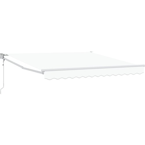 vidaXL avtomatska retraktibilna tenda bela 350x250 cm, (22150299) Cene