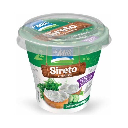 Dr Milk sirni namaz sireto baštensko bilje 55%mm 150g Cene