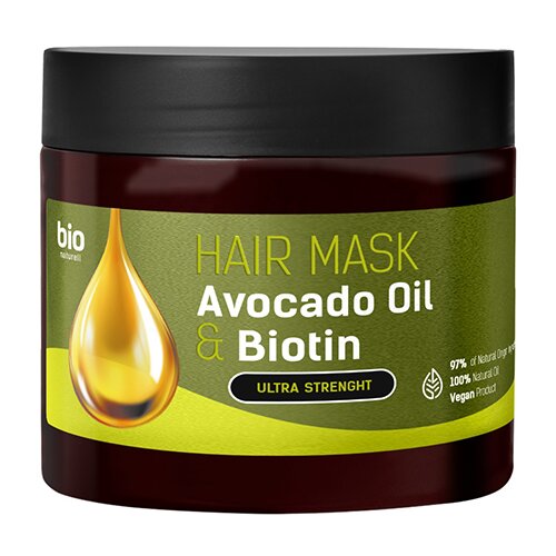MASKA za jačanje kose Bio Naturell Avokado Ulje i Biotin &amp;ndash; 295 ml Slike