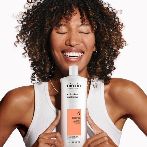 Nioxin System 4 Scalp + Hair Conditioner hidratantni i hranjivi regenerator za obojenu i o&amp;scaron;tećenu kosu 1000 ml Slike