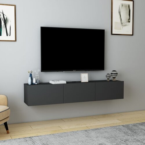 Hanah home denby - anthracite anthracite tv stand Cene