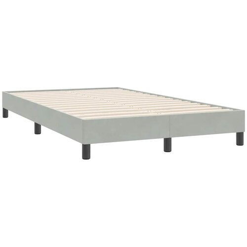 Box spring krevet bez madracem svjetlosivi 120x220cm bar&amp;scaron;unasti Slike