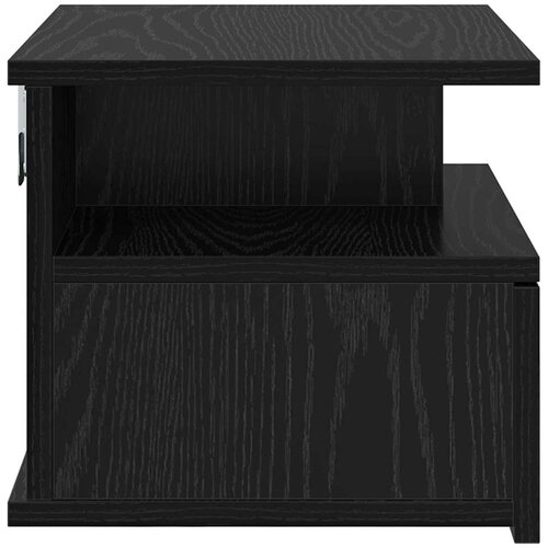  Lebdeća noćna ormarić Zidne 2 pcs Crni hrast 40 x 31 x 28 cm Slike