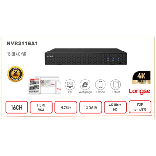  16 Kanalni mrežni snimač (NVR) 4K PRO Serija Cijene