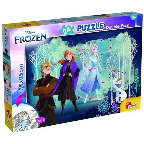 Lisciani Frozen 2 u 1, puzzle od 24 dijela i bojanka 35x25 cm – Lisciani Cene