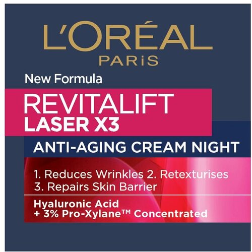 L&amp;acute;Or&amp;eacute;al Paris nočna krema za obraz - Revitalift Laser Renew Night Cream Slike