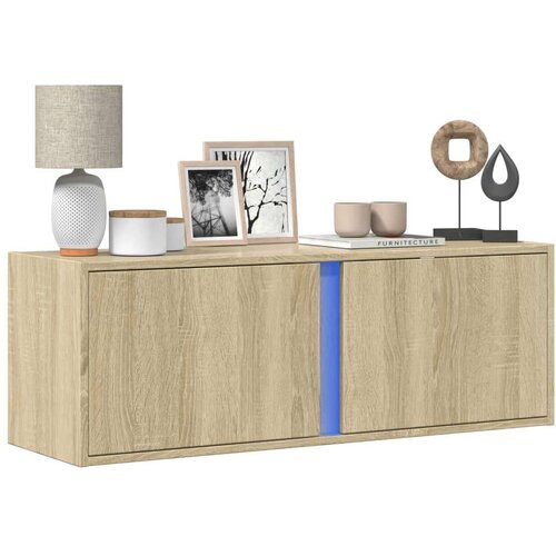  Zidni TV ormarić LED boja hrasta sonome 100 x 31 x 35 cm Cijene