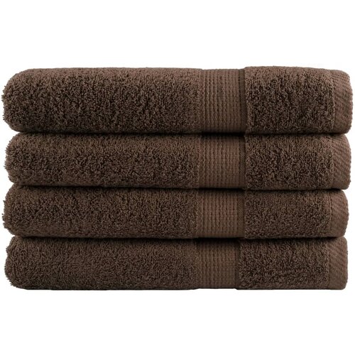 Furnova Premium brisače za savno SOLUND 4 kosi rjava 80x200 cm 600 g/m2, (21916439) Cene