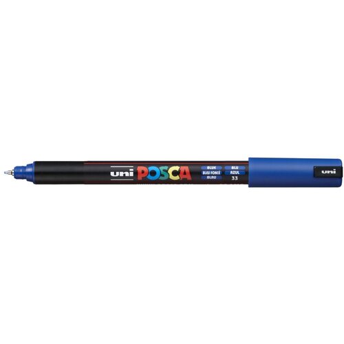POSCA Uni flomaster; konica 0,7 mm kovina; moder, (21290575) Cene
