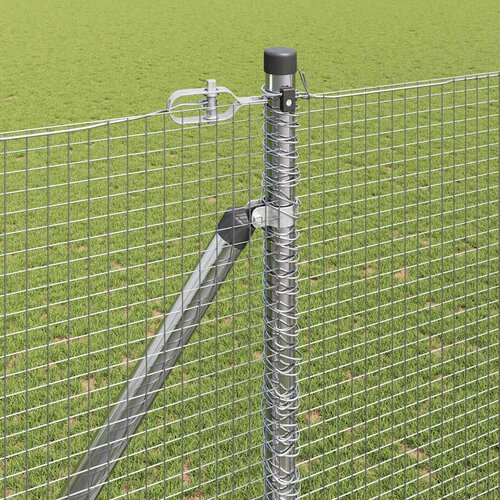  Zavareno žičano ograđivanje s bodljama 10 x 1,6 m Srebrna Mreža Slike