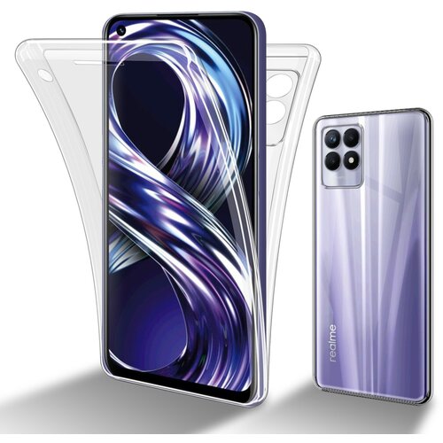 Cadorabo RealMe v prozorni - 360 -&deg; za&scaron;čitni pokrov celotnega telesa - za&scaron;čita pred sprednjim in hrbtom, vsestransko za&scaron;čito z za&scaron;čitnim zaslonom, (20595935) Cene