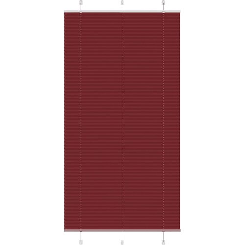 Plisirana zavjesa Bordo crvena 105x200 cm Širina tkanine 104,4 cm Poliester Cene
