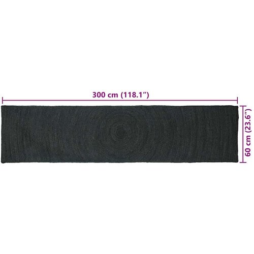  Tepih Tamno siva 60 x 300 cm Juta Slike