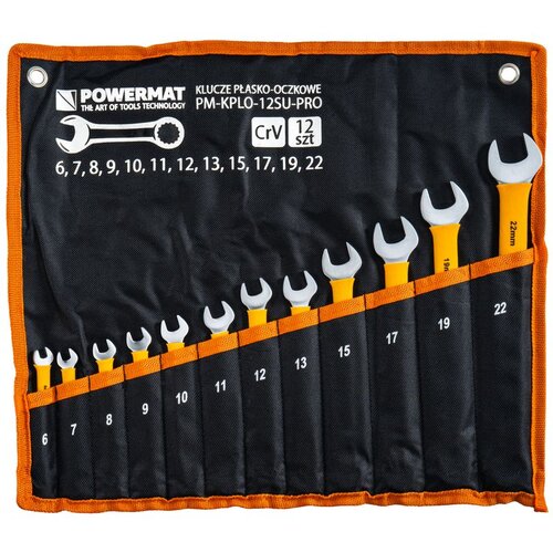 Powermat set ključeva s vilećim krajem od 12 dijelova PM-KPLO-12SU-PRO Slike