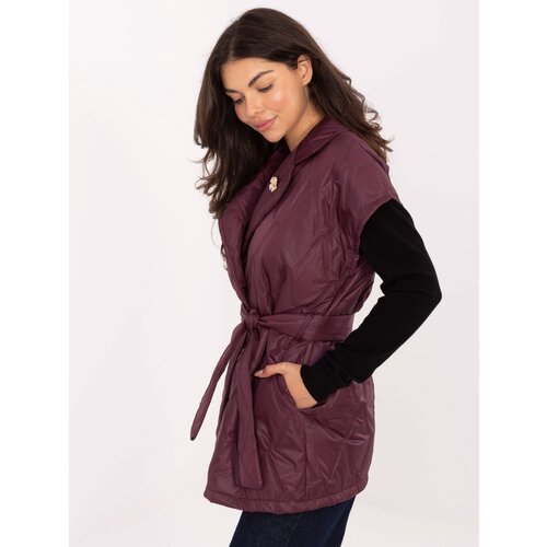 RUE PARIS Vest-IT-KZ-FL9603.87-burgundy Cene