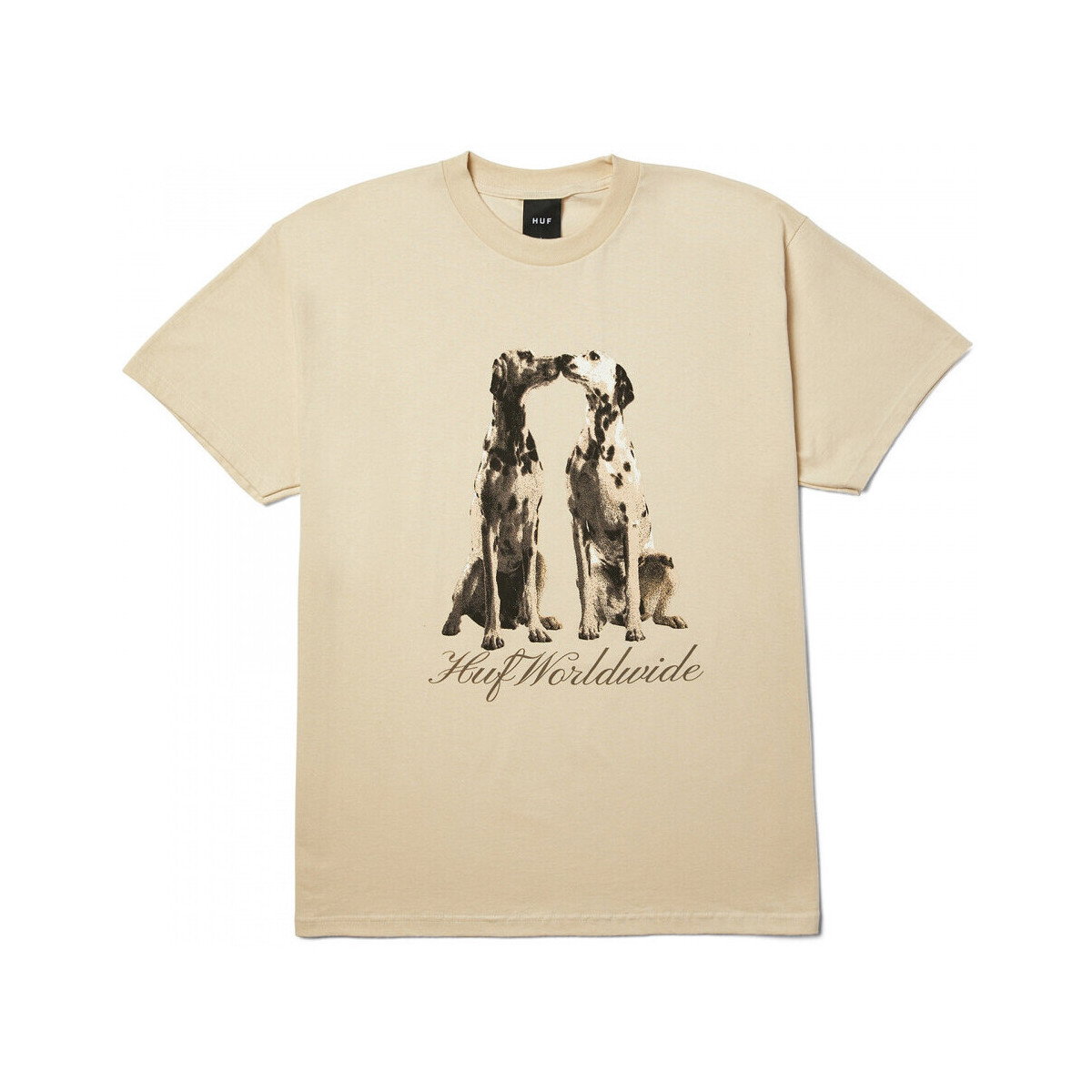 Huf Majice s kratkimi rokavi T-shirt dogged ss Bež Cene