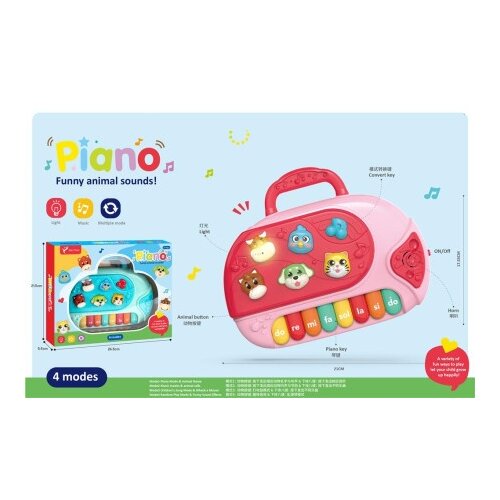  Muzička igračka bebi piano roze ( 818368 ) Slike