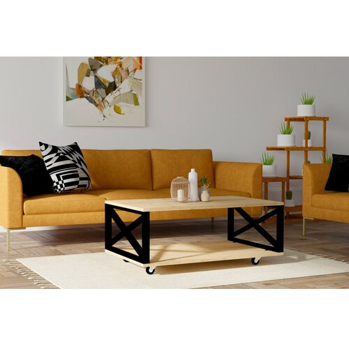 Woody Fashion Club sto Refia 98x33.6x60cm bež Cijene