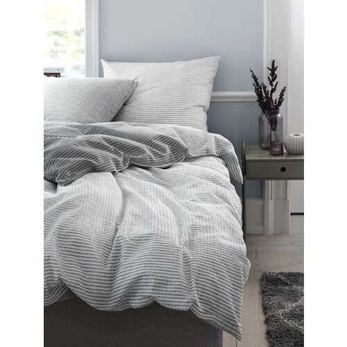  lola set krep posteljine 200x220 siva/bela ( 7393582 ) Cene