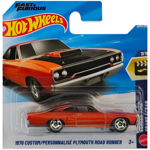 Mattel Hot Wheels: 1970 Prilagojen Plymouth Road Runner malenkost 1/64 - Slike