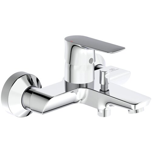 Ideal Standard Stenska armatura za kad v sijajno srebrni barvi Connect Air &amp;ndash; Slike