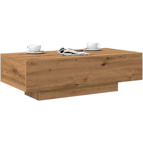 vidaXL Klubska mizica artisan hrast 100x49,5x31 cm inženirski les Cene