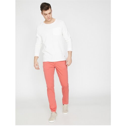 Koton Pants - Pink - Straight Slike