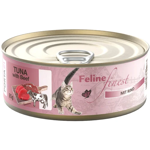 Porta Feline Finest mokra mačja hrana 85 g - Tunina z govedino