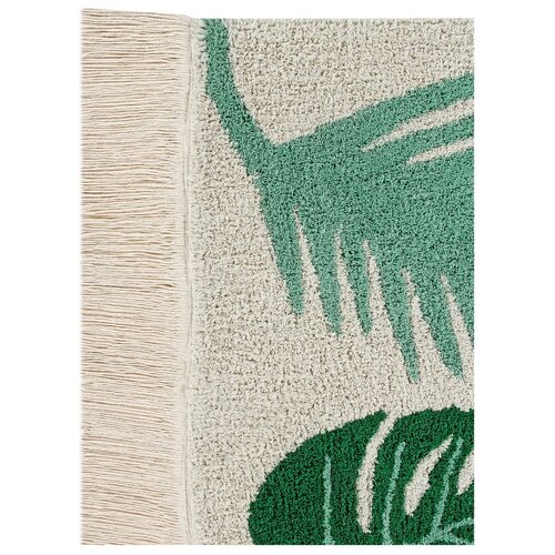 Lorena Canals Zeleni/krem periv/ručno rađen pamučan dječji tepih 140x200 cm Tropical Green – Cene