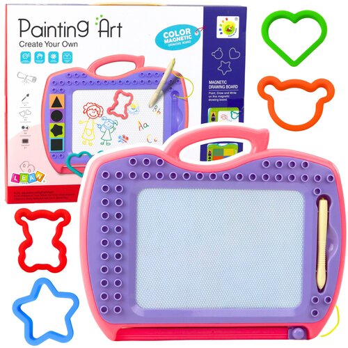  Magnetna ploča Znakopis za bojanje sa pečatima - ljubičasti Cijene