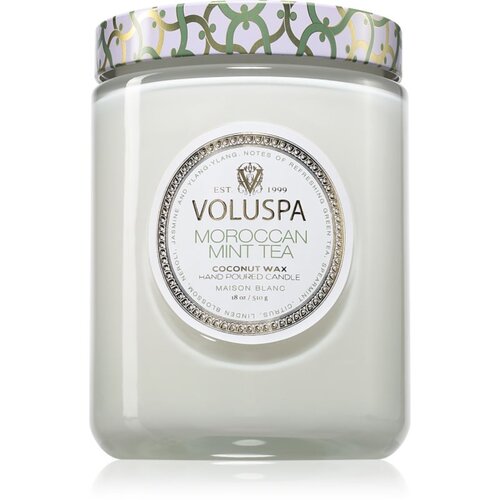 VOLUSPA Maison Blanc Moroccan Mint Tea di&amp;scaron;eča sveča 510 g Slike