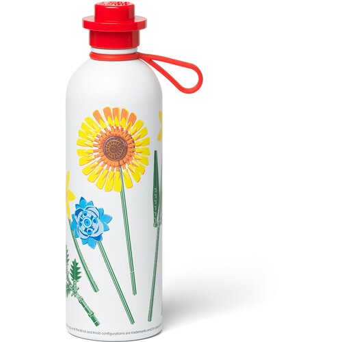 Lego Crvena/bijela metalna dječja termosica 560 ml Botanicals &amp;ndash; Slike