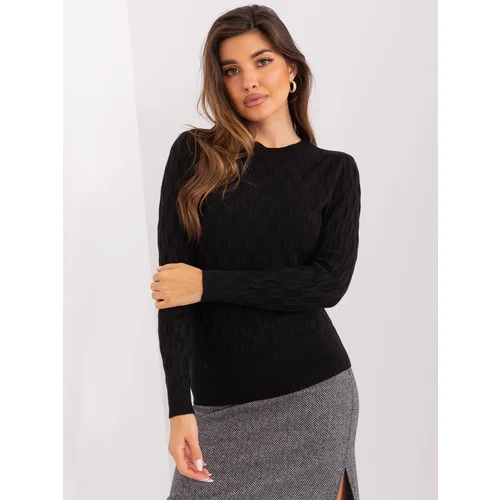 Fashion Hunters Black Women's Cotton Sweater