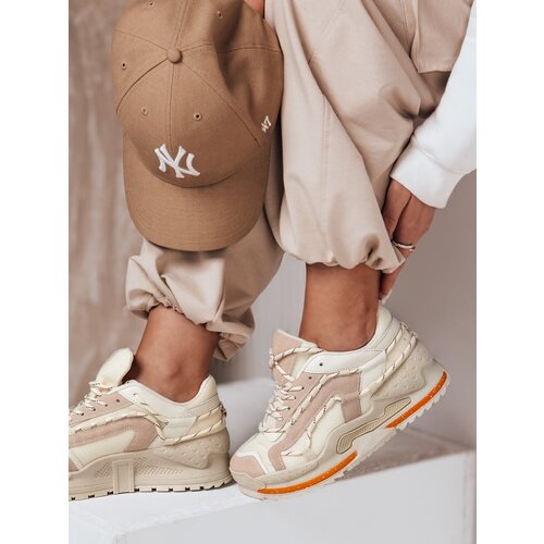DStreet Sneakersy damskie na platformie STREETLY beżowe Cene