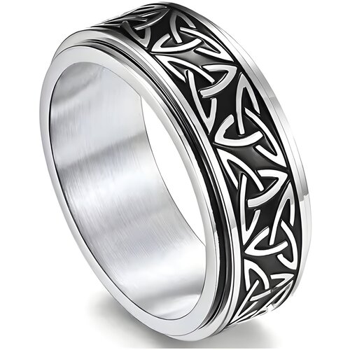 IZMAEL Prstan CE-32169 - Srebrna / Črna / 57mm Cene