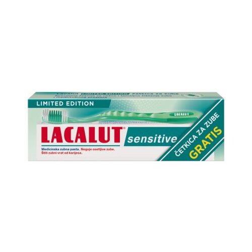 Lacalut pasta za zube sensitive 75ML + četkica Cene