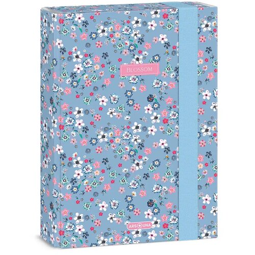 Ars Una Pearl Blossom modra škatla za zvezke A/5 Cene