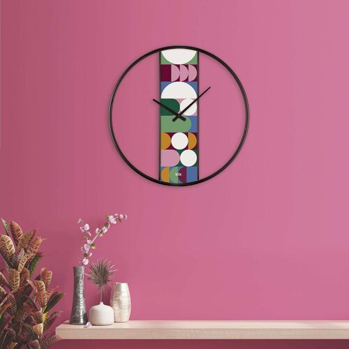 Wallity zidni sat Demre, 60x62 cm, Šareni Cene