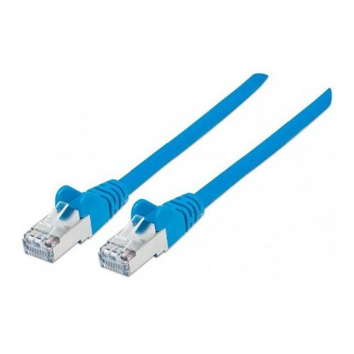 Intellinet prespojni kabl, Cat6 compatible,UUTP,0.5m,plavi ( 0537197 ) Cene