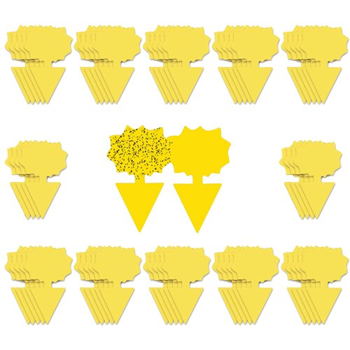 INF Pakiranje po 60 muholov / past za muhe / past za lepljive žuželke Yellow, (21536867) Cene