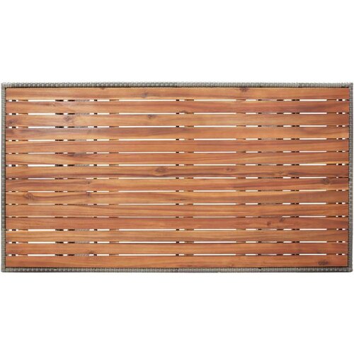 VidaXL Vrtni stol sivi 120 x 70 x 66 cm od masivnog bagremovog drva Slike