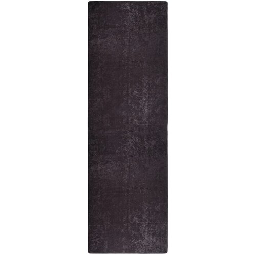 VidaXL Pralna preproga 80x300 cm antracitna protizdrsna Slike