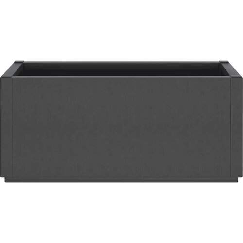  Vrtna sadilica tamnosiva 80x36x35 cm PP Slike