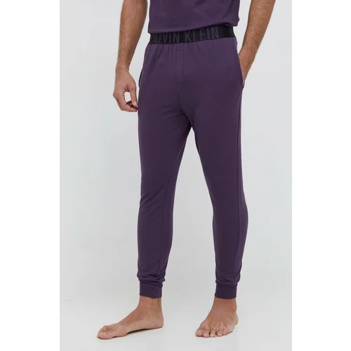 Calvin Klein Underwear Spodnji del pižame moški, vijolična barva