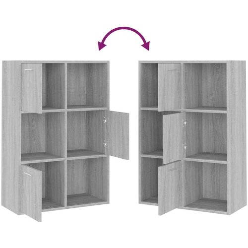 VidaXL omara za shranjevanje siva sonoma 60x29,5x90 cm Slike