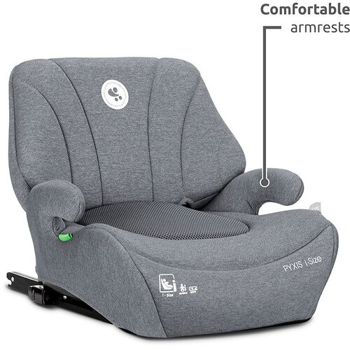 Lorelli Pyxis booster autosjedalica Isofix 125-150 cm, Grey Slike