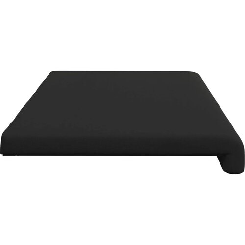  Jastučić za klupu Teksturirani baršun Crna Dubina 35 cm - Crna 110 x 38 x 6 5 cm Cene