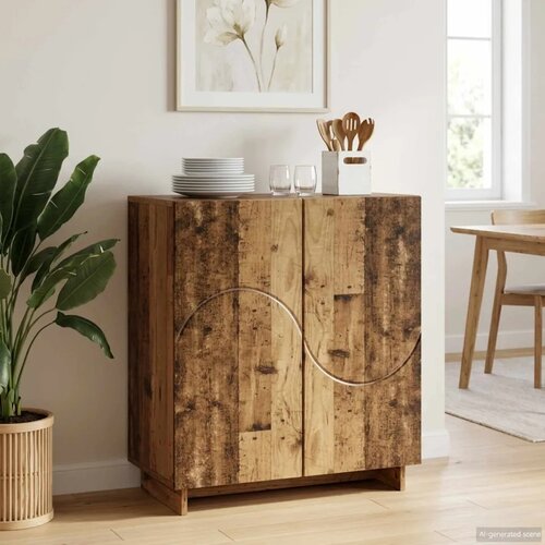  Komoda Staro drvo 67 x 34 5 x 75 cm Konstruirano drvo - Staro drvo Cijene