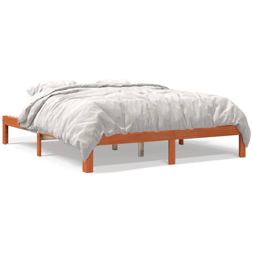 vidaXL Okvir kreveta voštano smeđi 180 x 200 cm od masivne borovine Cijene